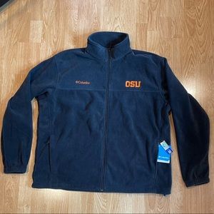 Brand new Columbia Sportswear Oregon State Beavers zip up fleece